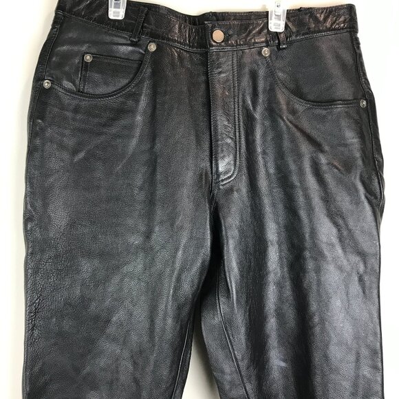 First Classics Other - Mens Classic Leather Gear, black leather Pants Size 34